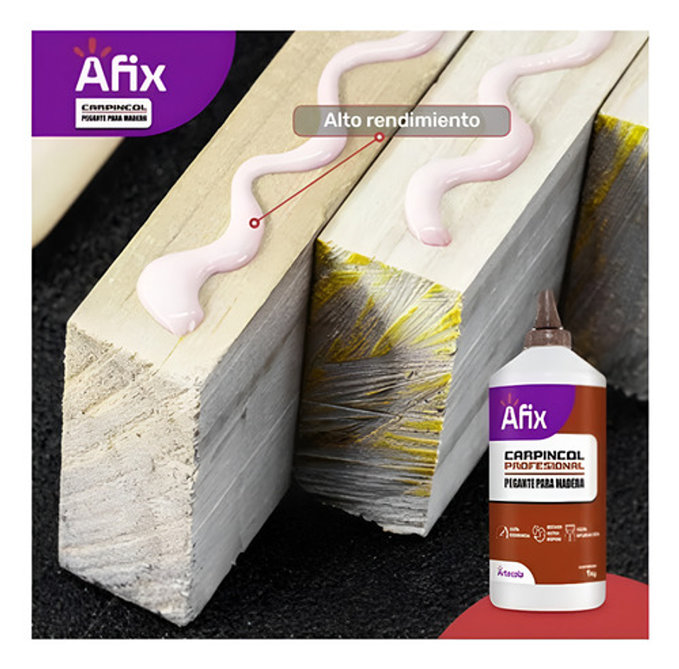 Pegante Madera Profesional Afix Carpincol  Mr-60   X Galon 6