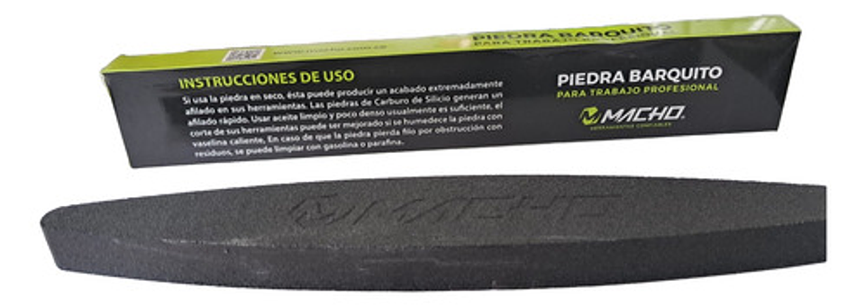 Piedra Afiladora 'barquito' De Carburo De Silicio 9 Pulgadas 2