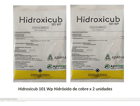 Hidroxicub 101  Hidróxido De Cobre X Kilo -  2 Unidades