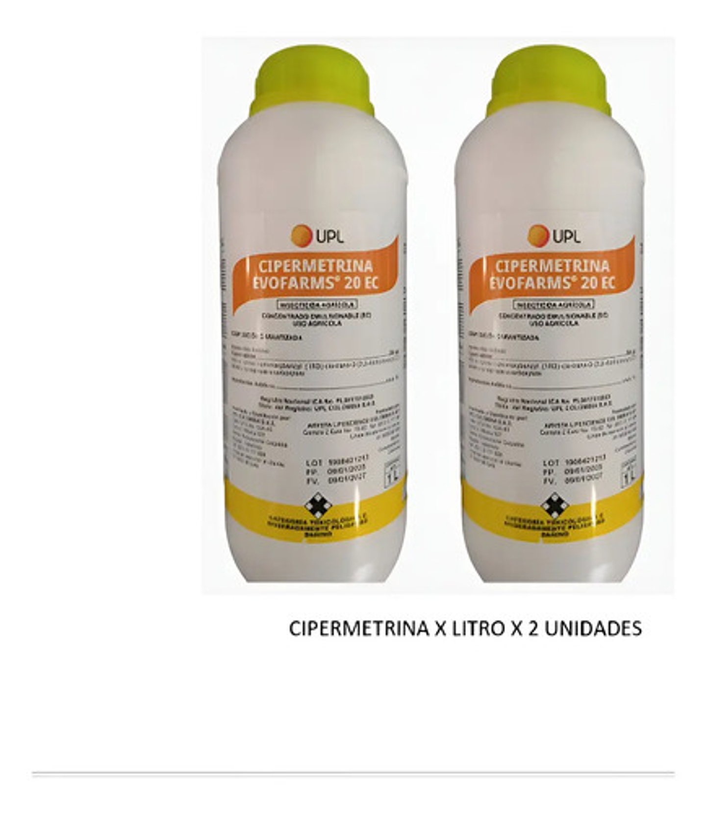 Cipermetrina X Litro 2 Unidades 1