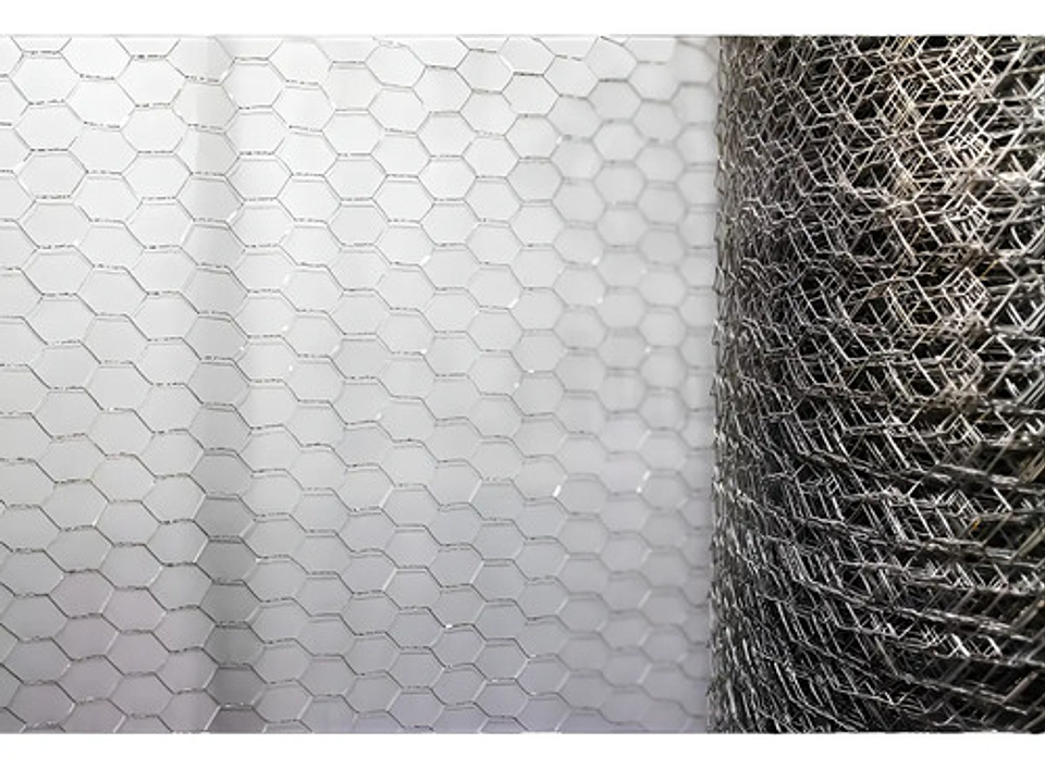 Malla Pajarito Galvanizada 1.80x1/2 Pul1.27cm X30 Mts Largo 3