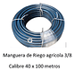 Manguera Agricola Riego  3/8   Calibre 40 X 100 Mtrs - Miniatura 2