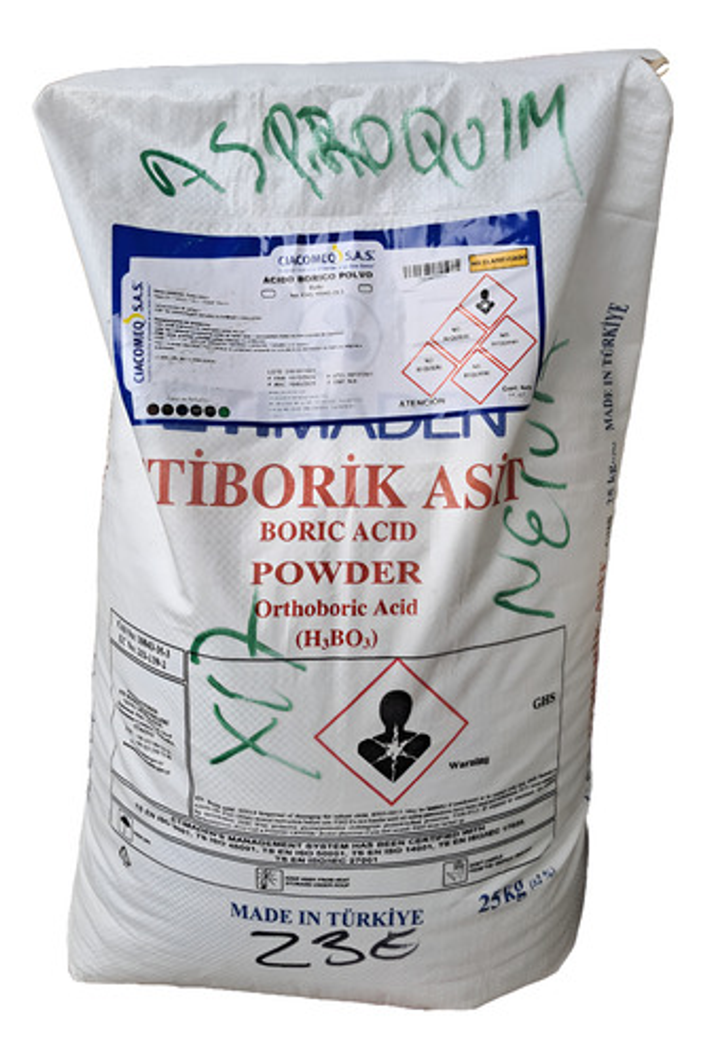 Acido Borico 25 Kilos 2