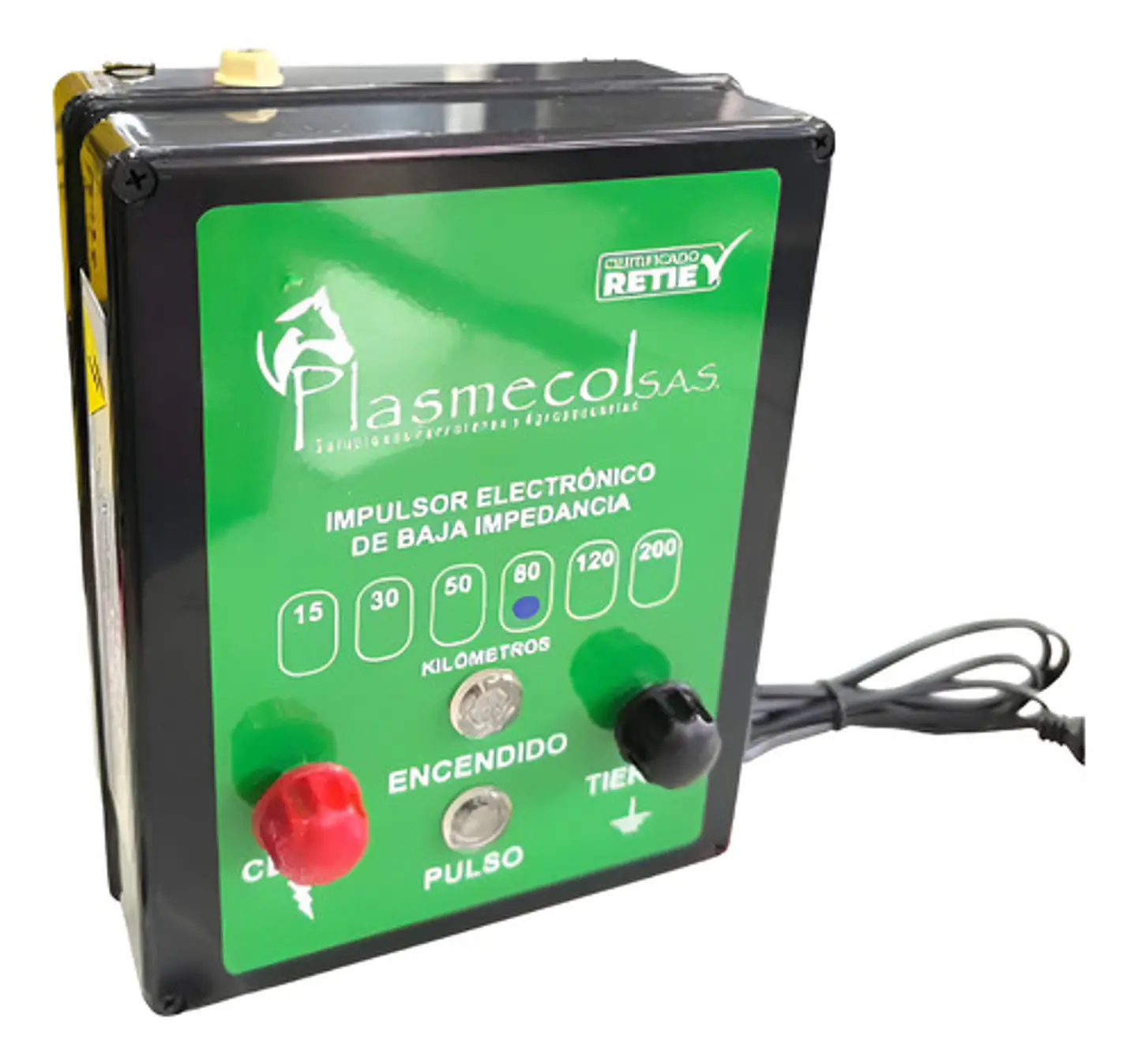 Impulsor Electrónico para Cerca Eléctrica Plasmecol (30km-50km-80 km - 100km) | Agrosamario 1
