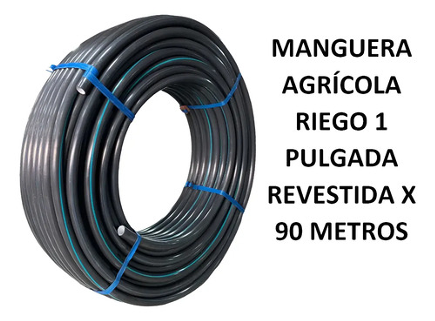 Manguera Agricola Riego 1 Pulgada Calib 60 Revestida X 90mtr 2