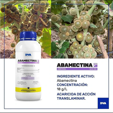 Abamectina DVA x 1 Litro - Acaricida e Insecticida Traslaminar | Agrosamario