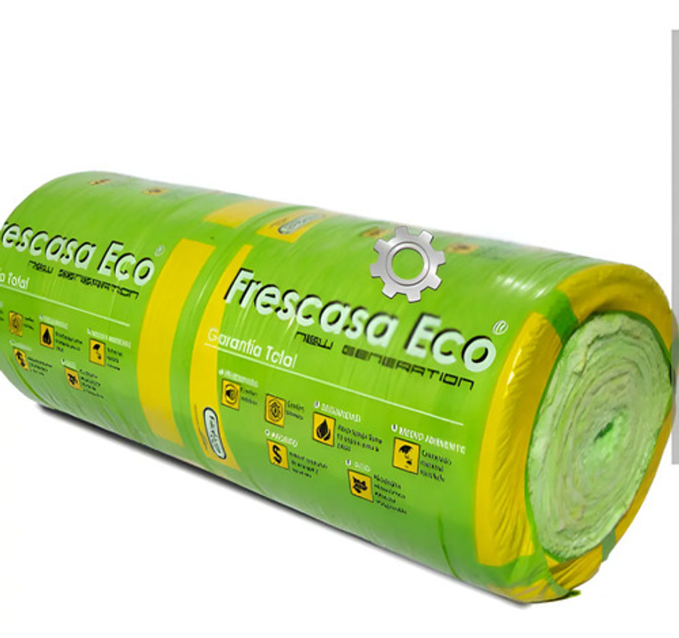 Rollo Frescasa Eco  2-1/2  7.62 X 1.22 Fibra De Vidrio 1