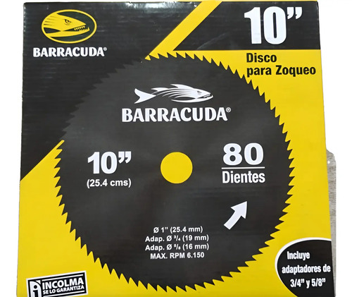 Disco Para Guadaña Barracuda De 80 Dientes 1