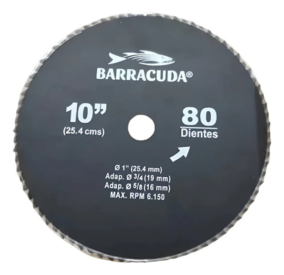 Disco Para Guadaña Barracuda De 80 Dientes 3