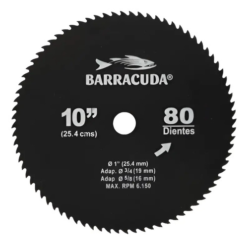 Disco Para Guadaña Barracuda De 80 Dientes 5