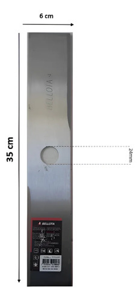 Cuchilla Angosta Bellota 35x1puLG Calibre13 Gruesa