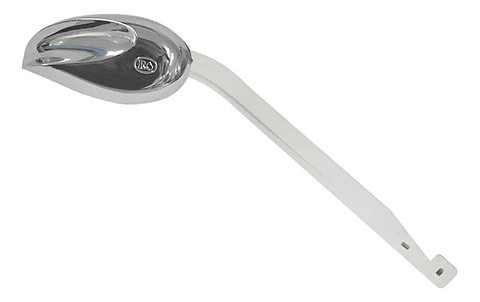 Manija Para Cisterna Tradicional En Pvc Cromado Rioplast