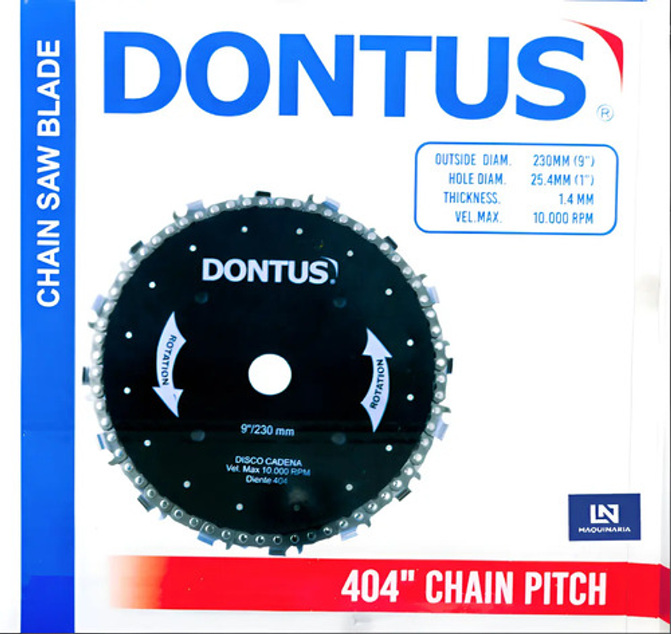 Disco Para Zoqueo De Cadena Dontus 1