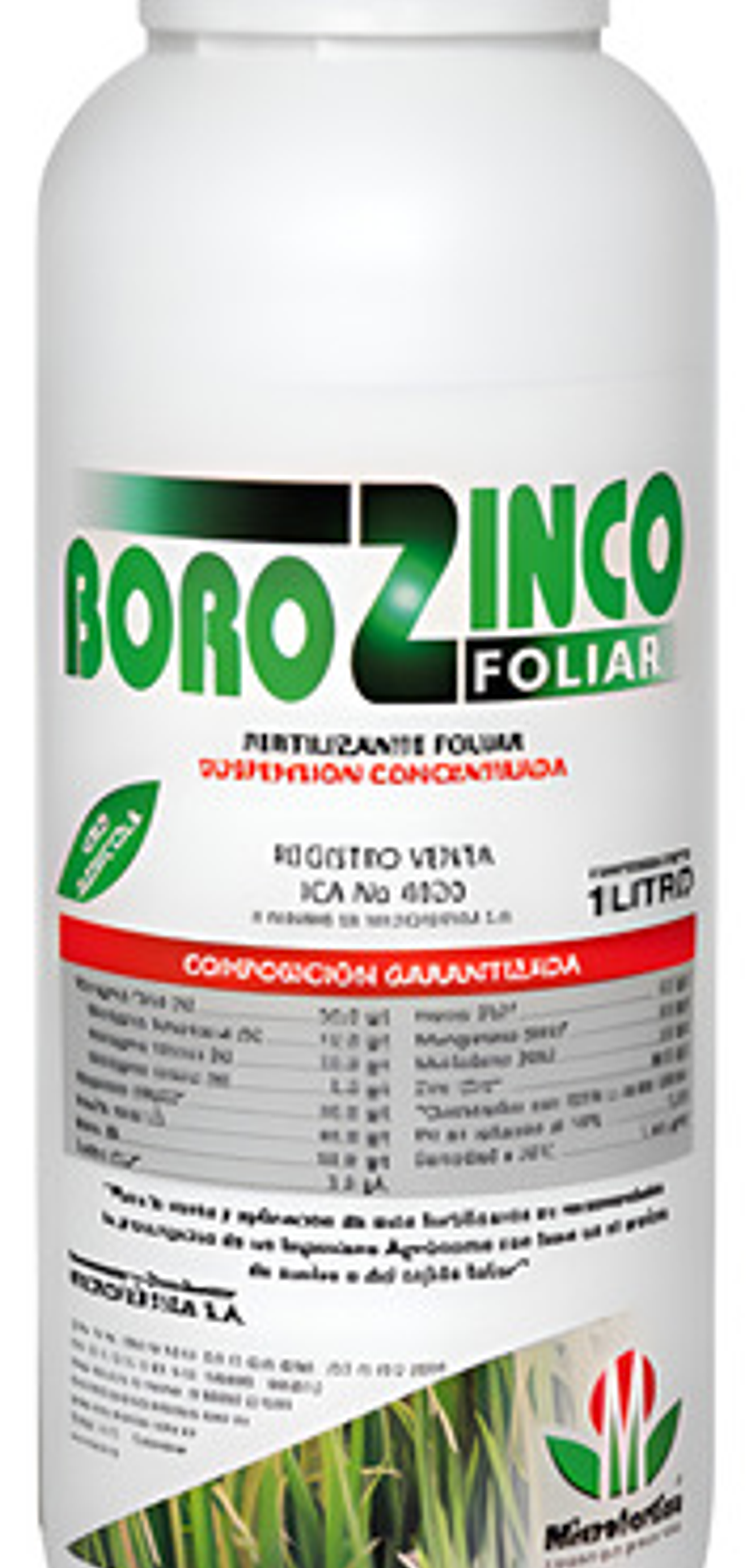 Borozinco X 2litro Nutricion Foliar Frutales Y Flores 1