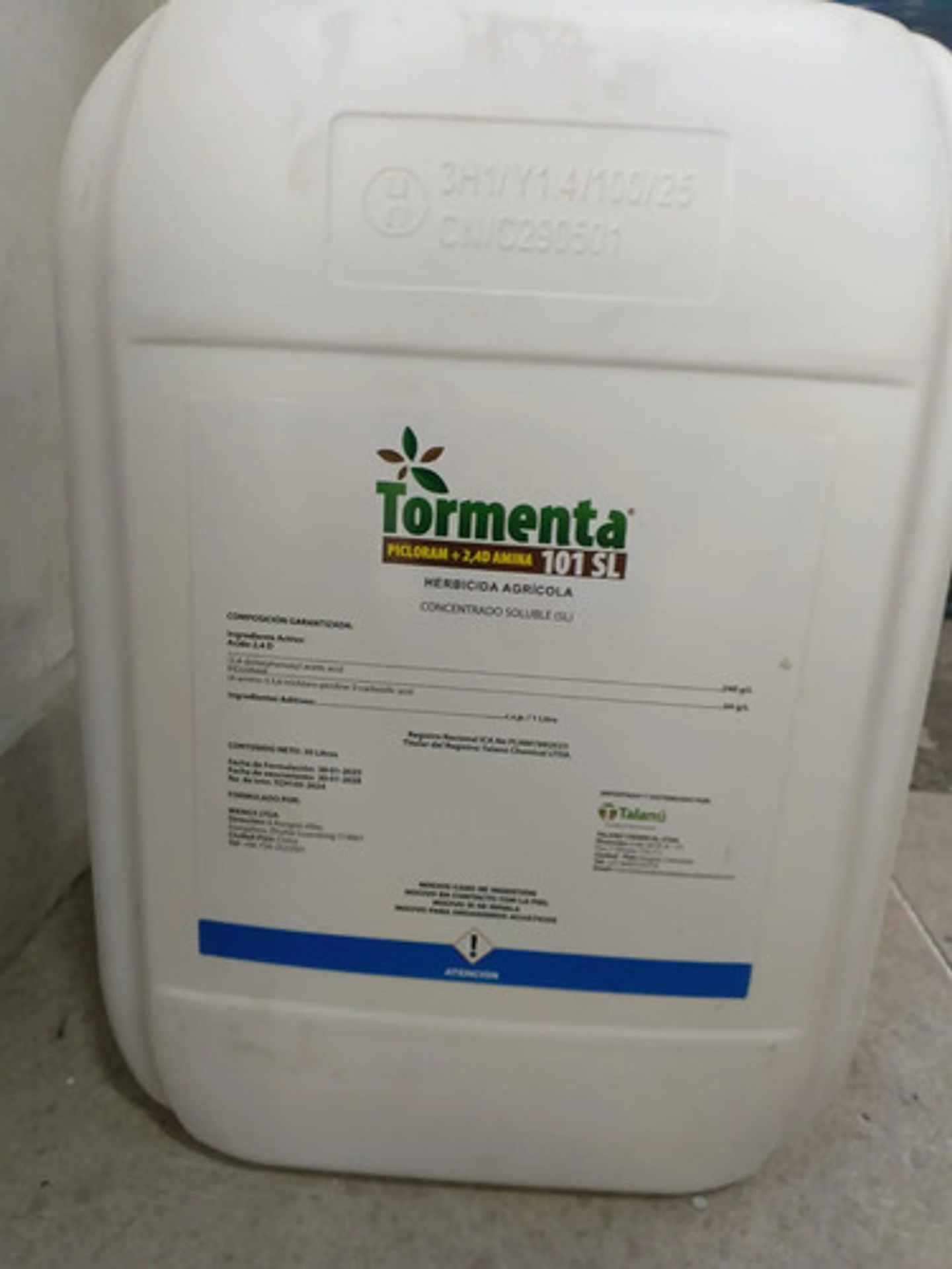 Tormenta 101 X 20 Litros 3