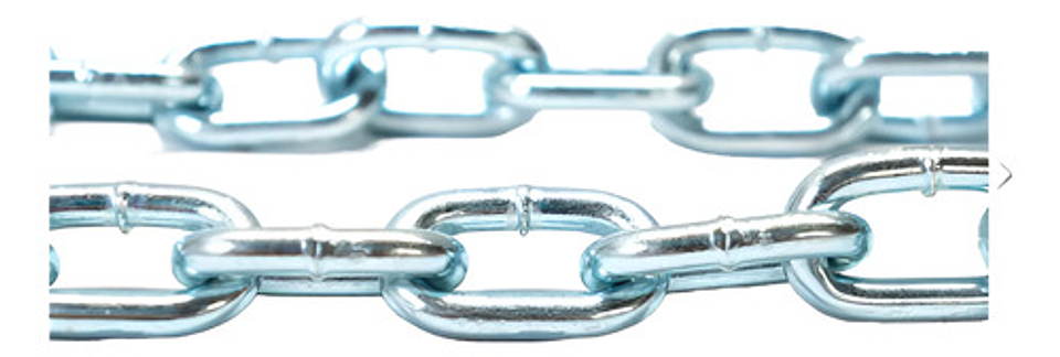 Cadena Eslabonada Galvanizada De 1/8x 100metro 3
