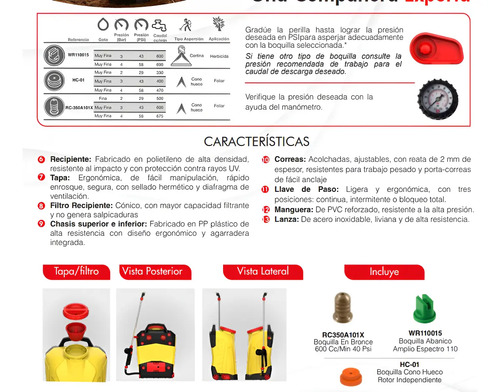 Fumigadora Electrica Pila Royal Condor 18litros 7