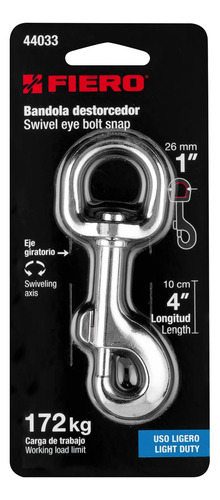 Bandola De Zinc De 1  Giratoria, Fiero 1