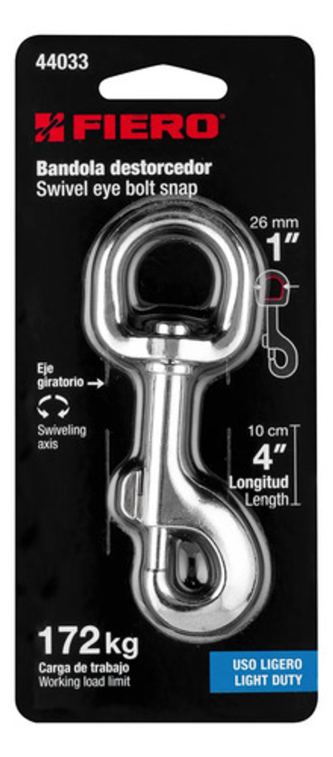 Bandola De Zinc De 1  Giratoria, Fiero