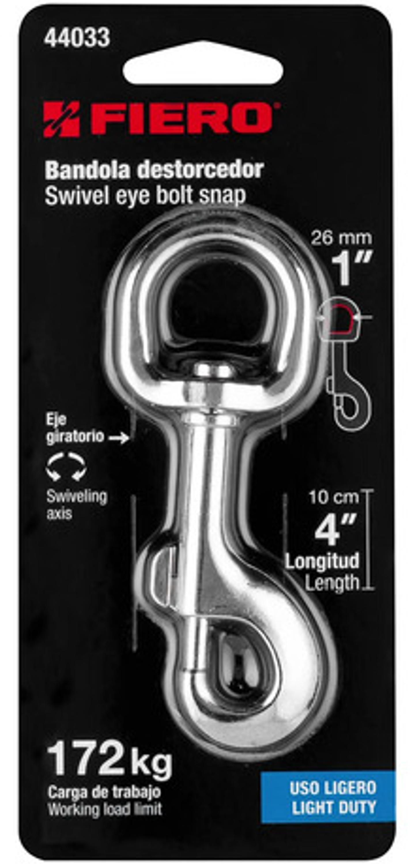 Bandola De Zinc De 1  Giratoria, Fiero 1