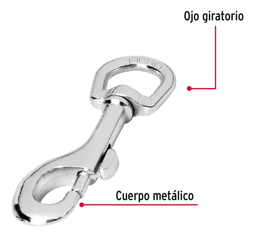 Bandola De Zinc De 1  Giratoria, Fiero 3