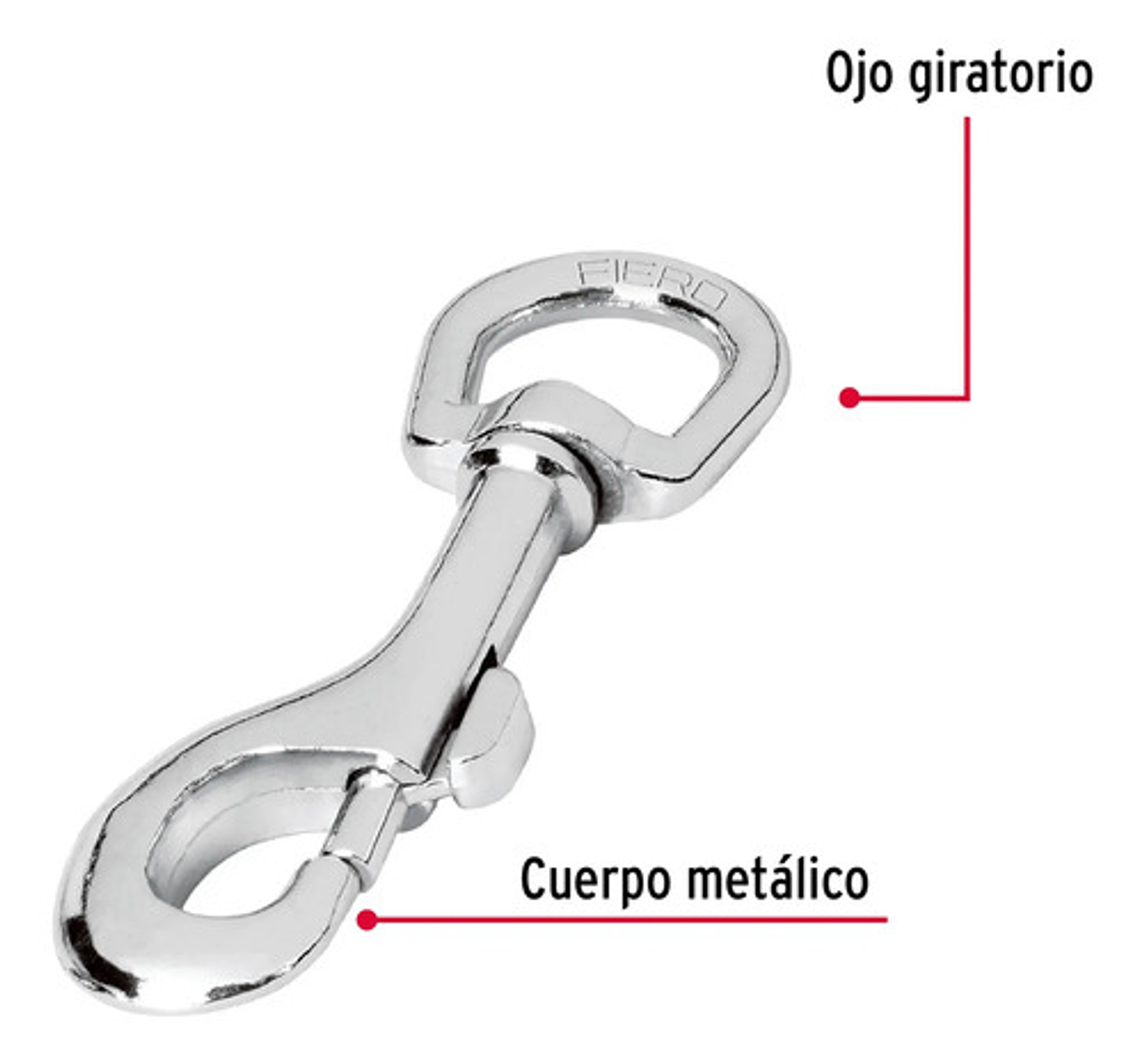 Bandola De Zinc De 1  Giratoria, Fiero 3