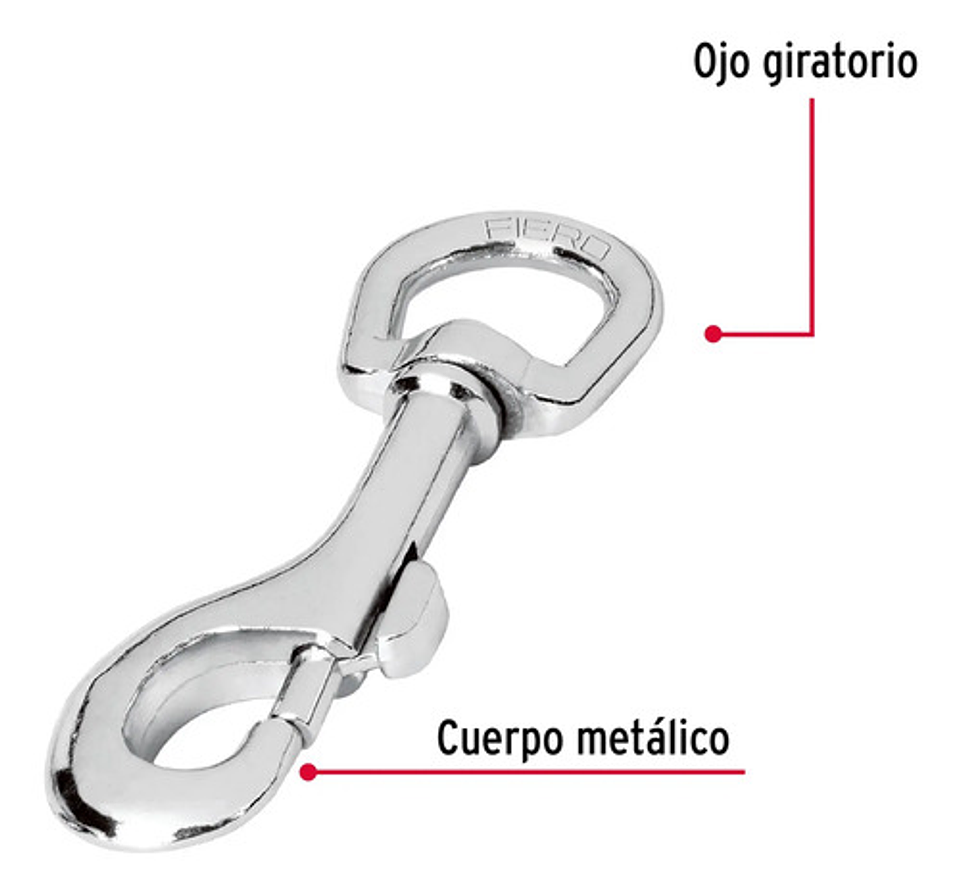 Bandola De Zinc De 1  Giratoria, Fiero 3