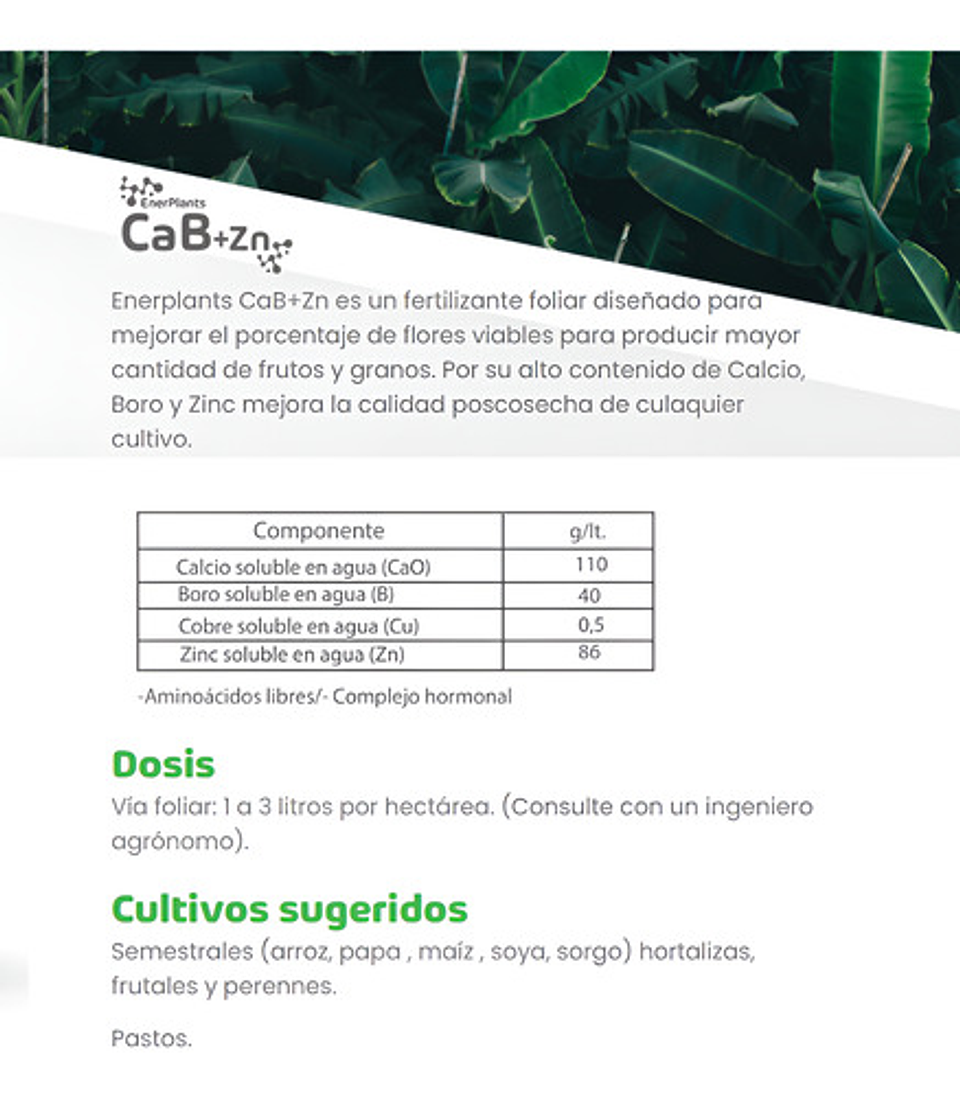 Calcio Boro X Litro Foliar Frutales Y Flores Amarre De Flor 2