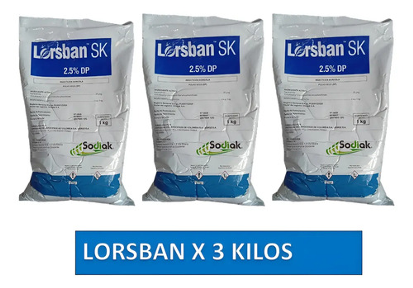 Lorsban Polvo X 3kg - Control De Hormigas 2