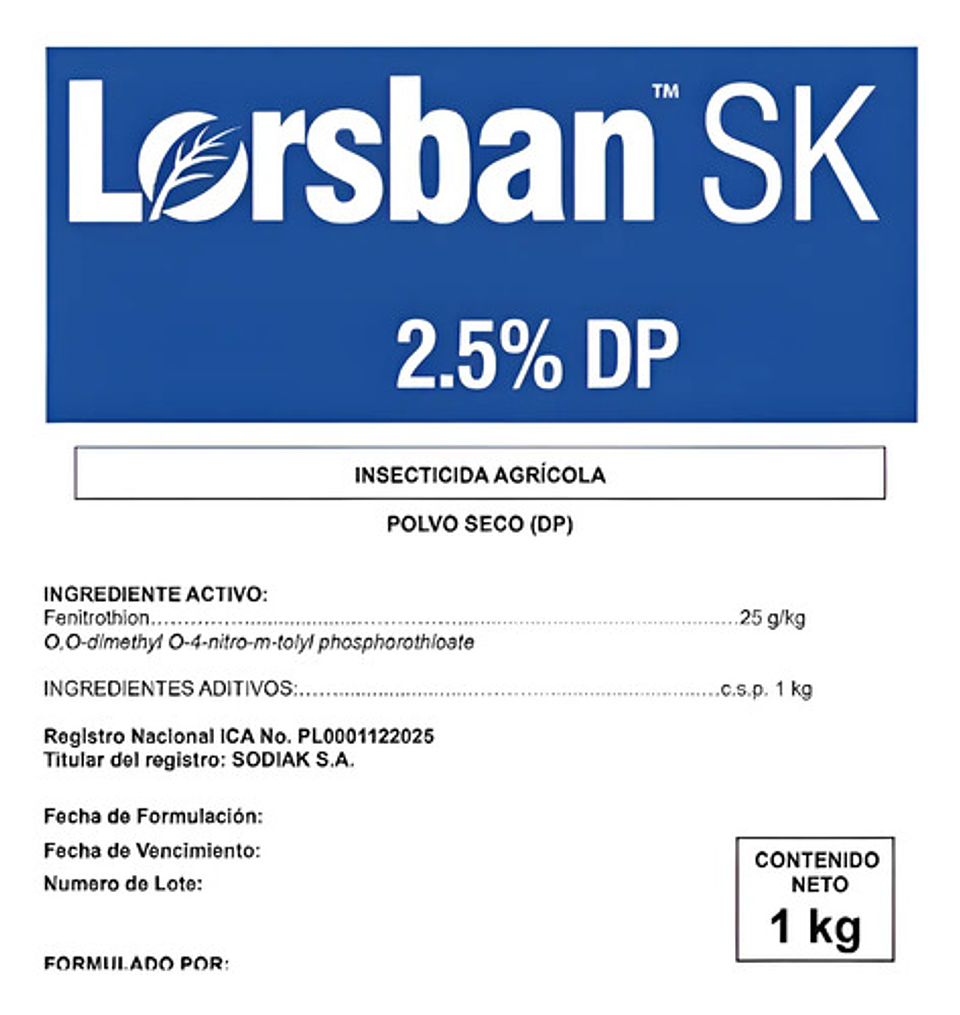 Lorsban Polvo X 24 Kilos - Control De Hormigas 3