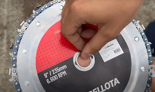 Disco de Cadena para Zoqueo Bellota (Negro) - Alto Rendimiento | Agrosamario 5