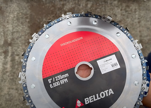 Disco de Cadena para Zoqueo Bellota (Negro) - Alto Rendimiento | Agrosamario 7