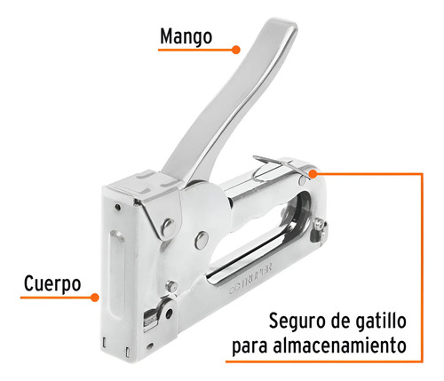 Engrapadora Tipo Pistola Para 14  Y 5/16 , Con 200 Grapa 2