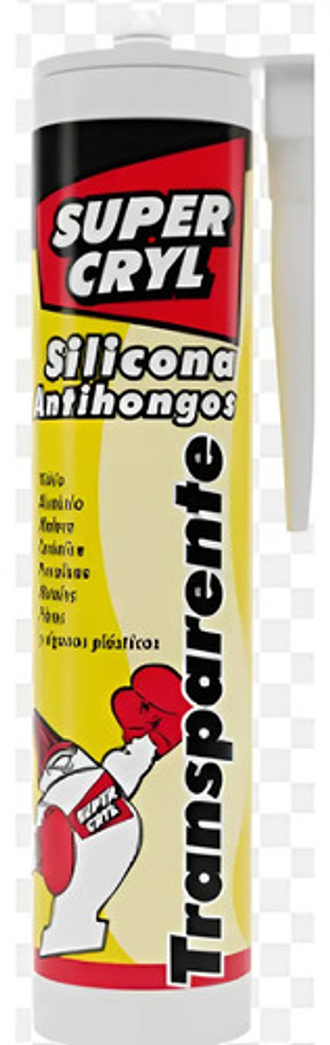 Silicona Transparente Antihongos X 200 Ml  Super Cryl