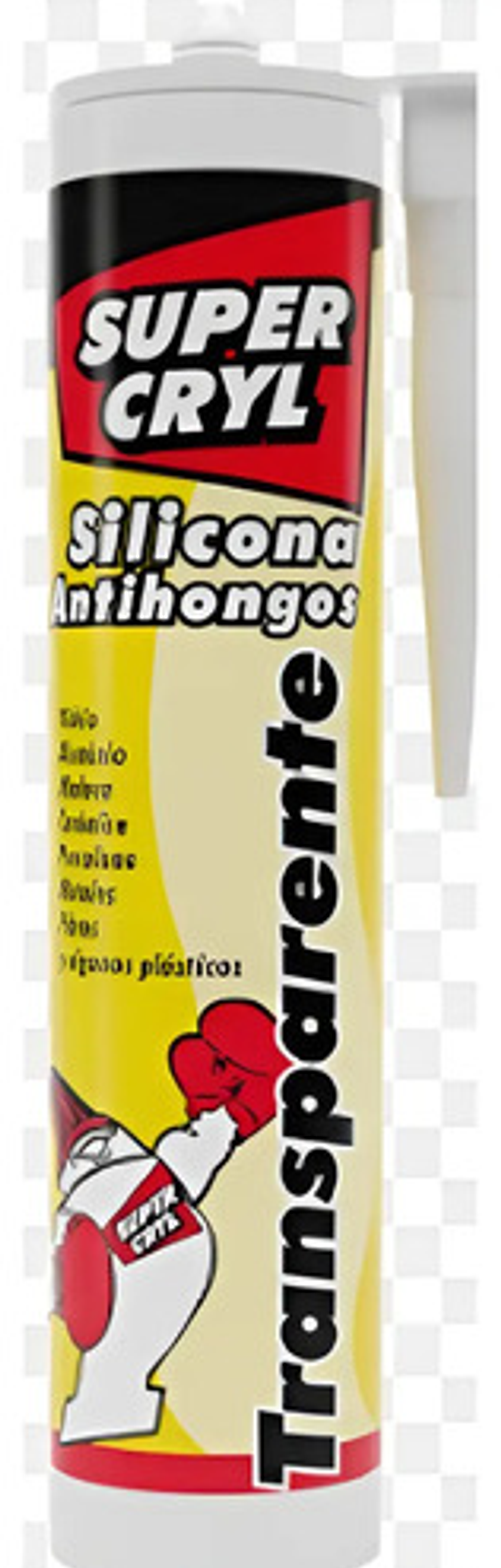 Silicona Transparente Antihongos X 200 Ml  Super Cryl 1