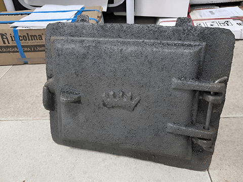 Puerta Para Estufa De Leña Grande 20 Cm  X 25 Cm