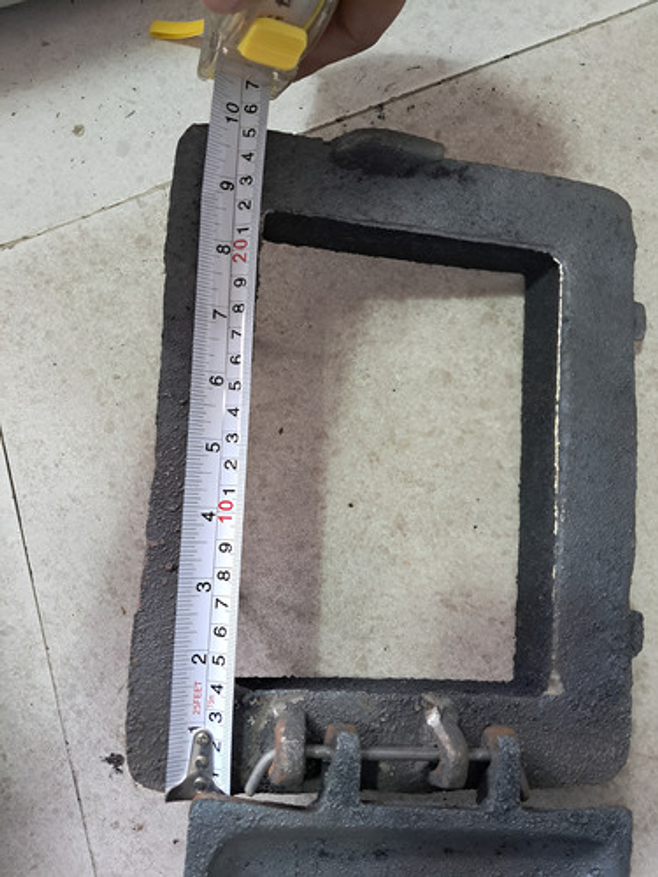 Puerta Para Estufa De Leña Grande 20 Cm  X 25 Cm 4