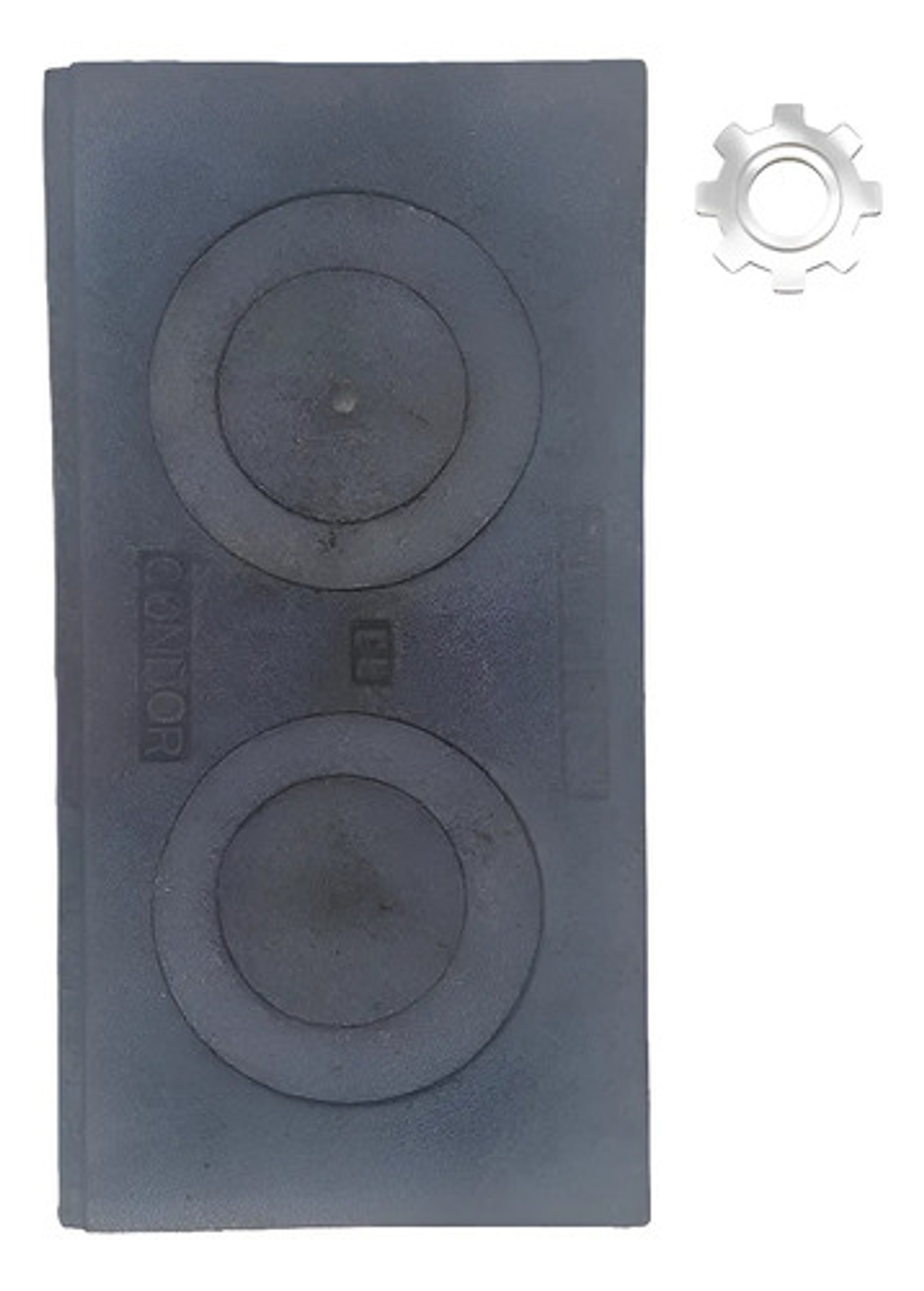 Plancha Para Estufa De Leña 2 Puestos Condor 56cm X 28 Cm 1