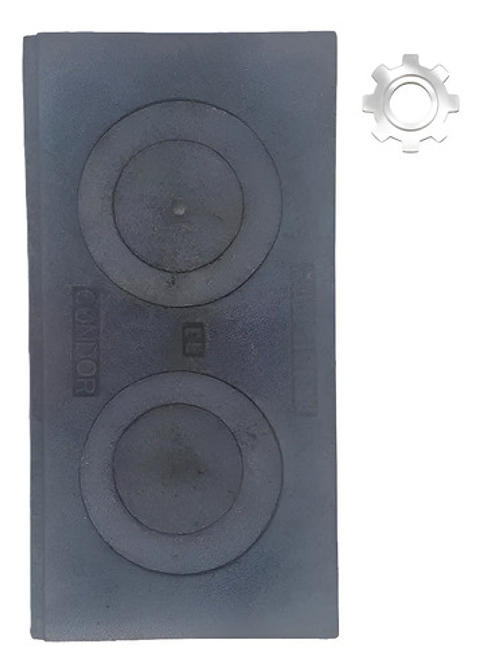 Plancha Para Estufa De Leña 2 Puestos Condor 56cm X 28 Cm 1