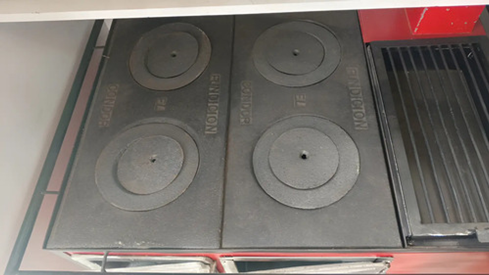 Plancha Para Estufa De Leña 2 Puestos Condor 56cm X 28 Cm 3