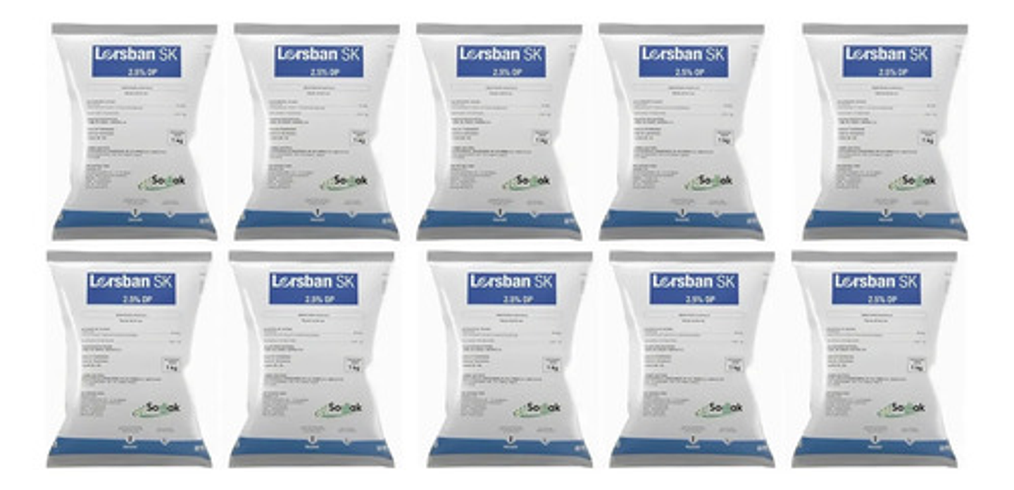 Lorsban Polvo X  10  Kilos  - Control De Hormigas 1