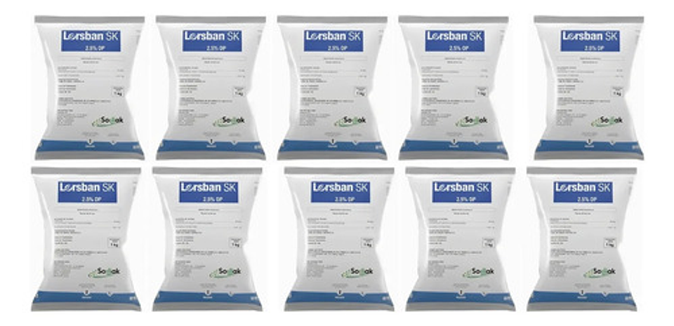 Lorsban Polvo X  10  Kilos  - Control De Hormigas 1