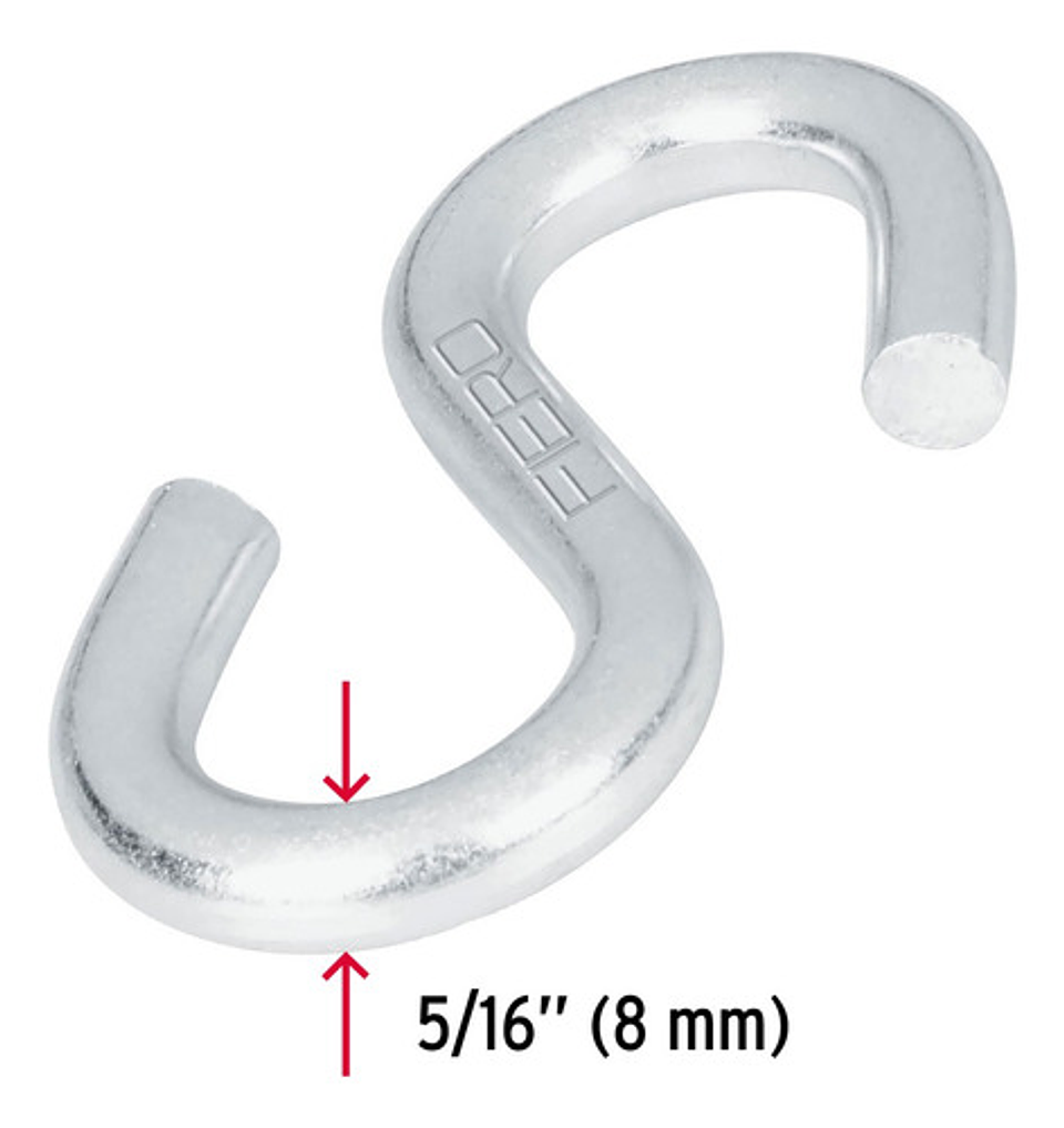 Gancho  S  De 5/16  De Acero Para Cable, Fiero 2