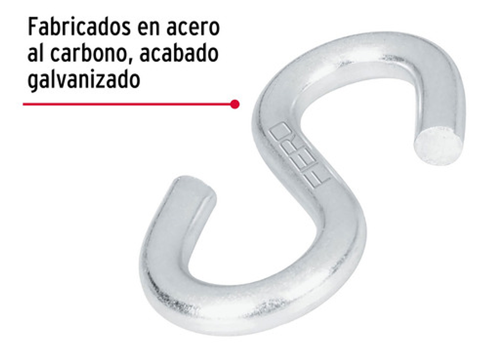 Gancho  S  De 5/16  De Acero Para Cable, Fiero 3