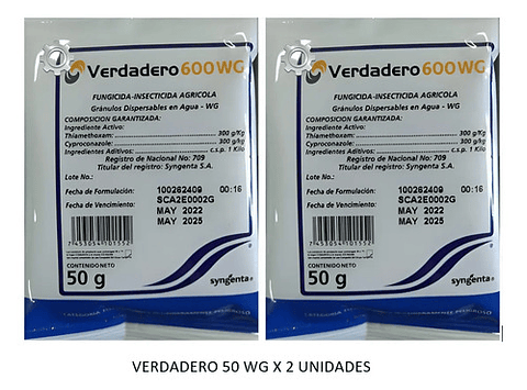 Verdadero  Sobre X 50g Syngenta X 2 Unidades