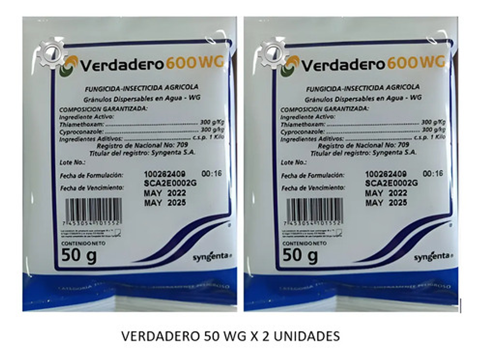 Verdadero  Sobre X 50g Syngenta X 2 Unidades 1