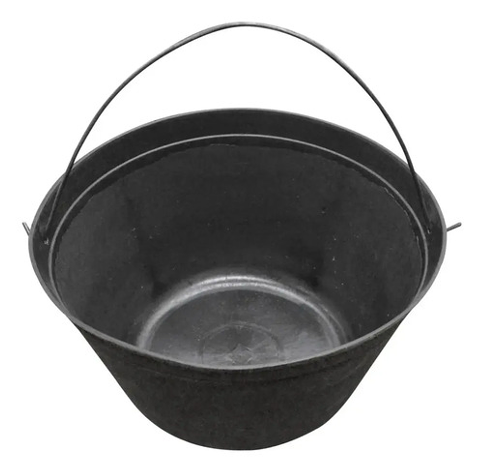 Balde Para Construcción Negro 8 Litros X 6 Unidades 2