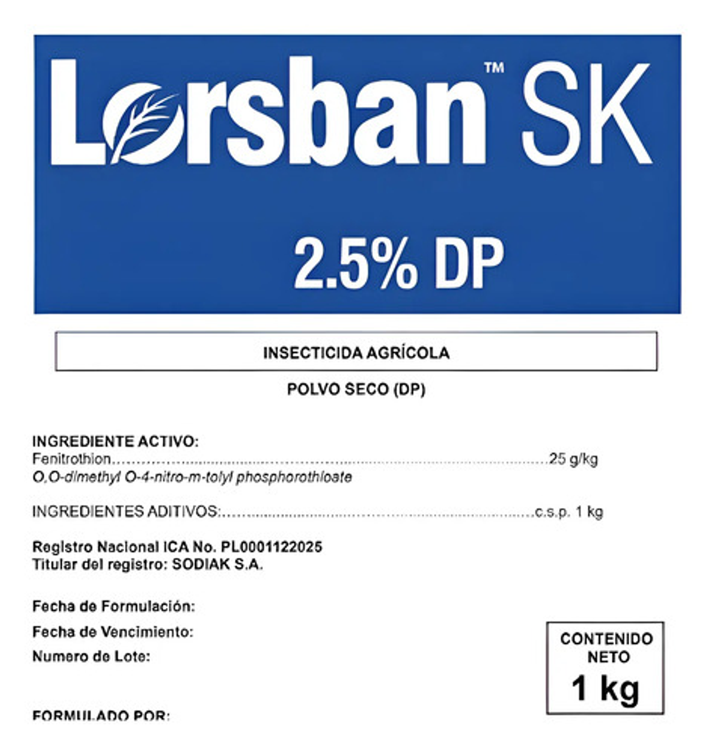 Lorsban Polvo X 2kg - Control De Hormigas 3