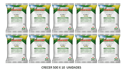 Fertilizante Crecer 500 X 900gr Microfertisa X 10 Unidades