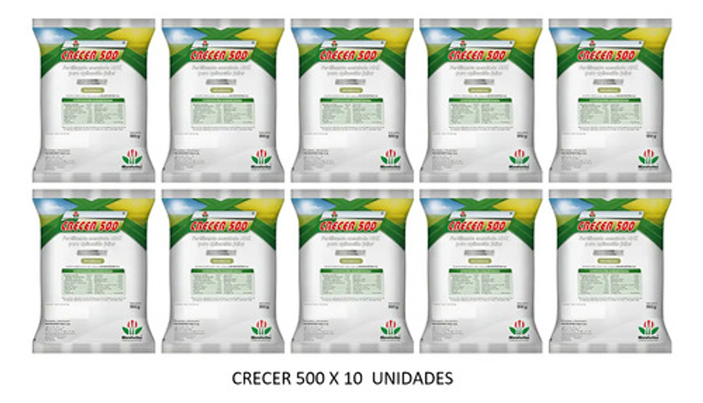 Fertilizante Crecer 500 X 900gr Microfertisa X 10 Unidades 1